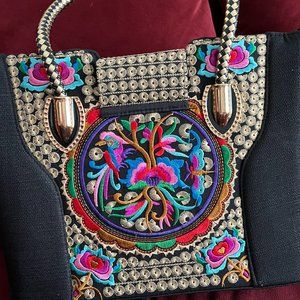 Embroidered Purse